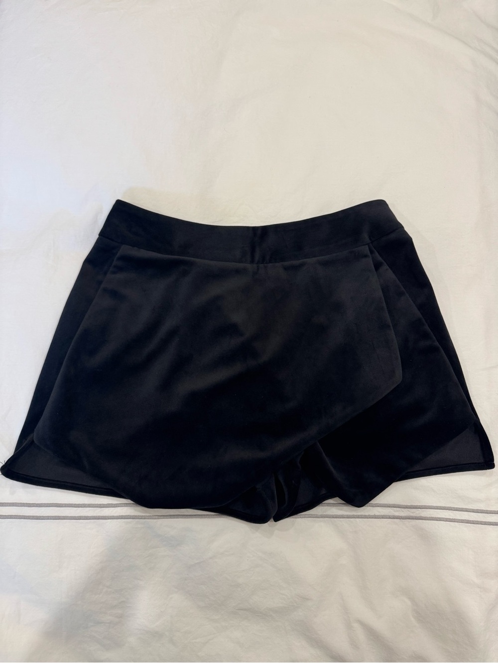 Bloomingdale’s Aqua Velvet Skort